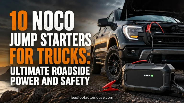 10 Noco Jump Starters For Trucks Ultimate Roadside Power And Safety