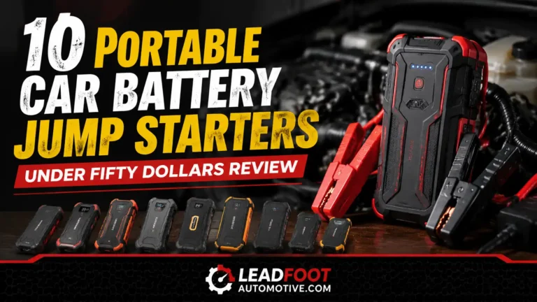 10 Portable Car Battery Jump Starters Under Fifty Dollars Review