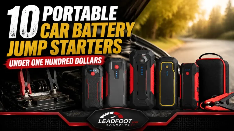 10 Portable Car Battery Jump Starters Under One Hundred Dollars