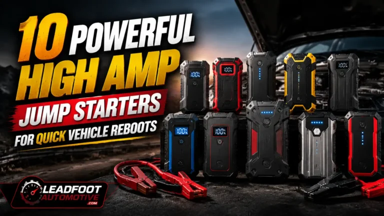 10 Powerful High Amp Jump Starters For Quick Vehicle Reboots