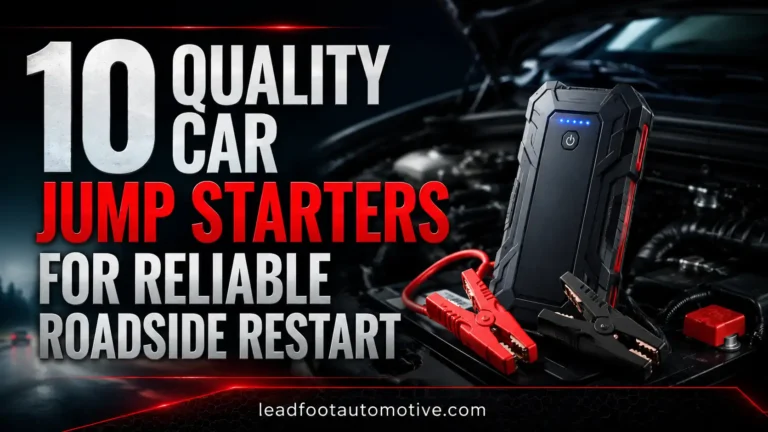 10 Quality Car Jump Starters For Reliable Roadside Restart