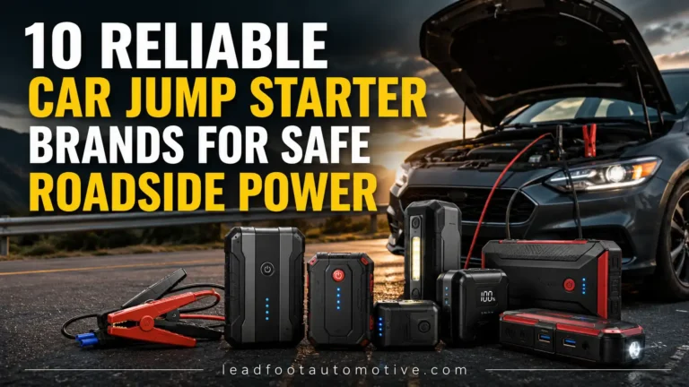 10 Reliable Car Jump Starter Brands For Safe Roadside Power