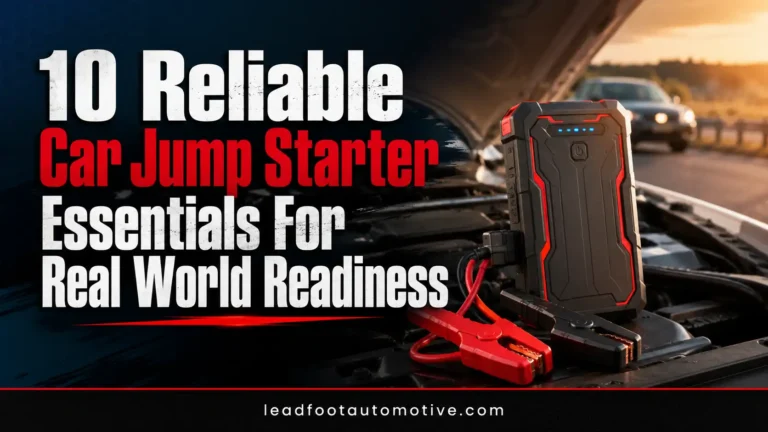 10 Reliable Car Jump Starter Essentials For Real World Readiness