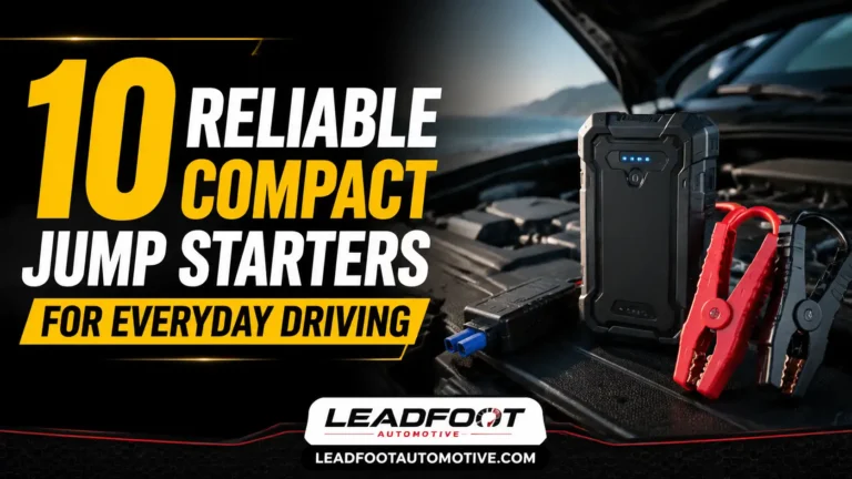 10 Reliable Compact Jump Starters For Everyday Driving