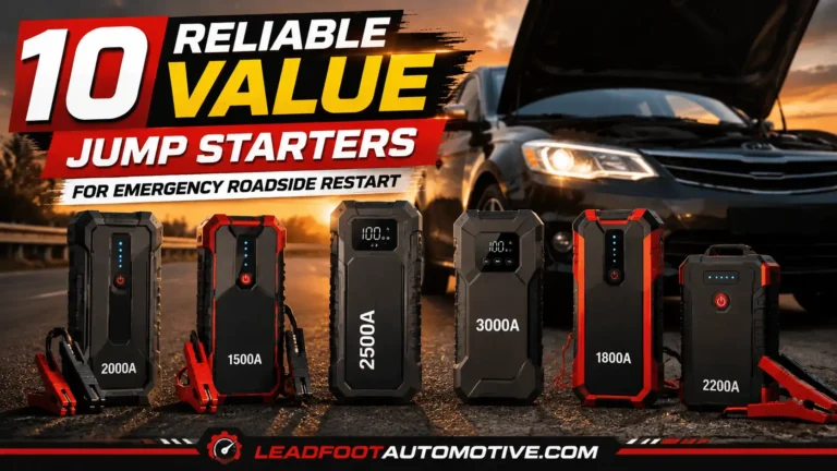 10 Reliable Value Jump Starters For Emergency Roadside Restart