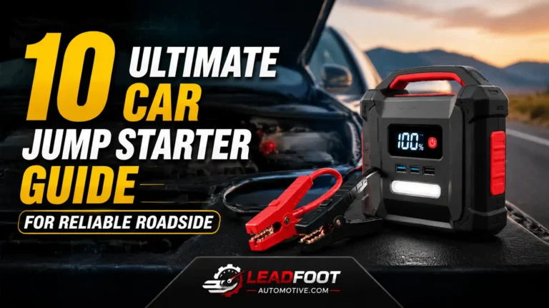 10 Ultimate Car Jump Starter Guide For Reliable Roadside