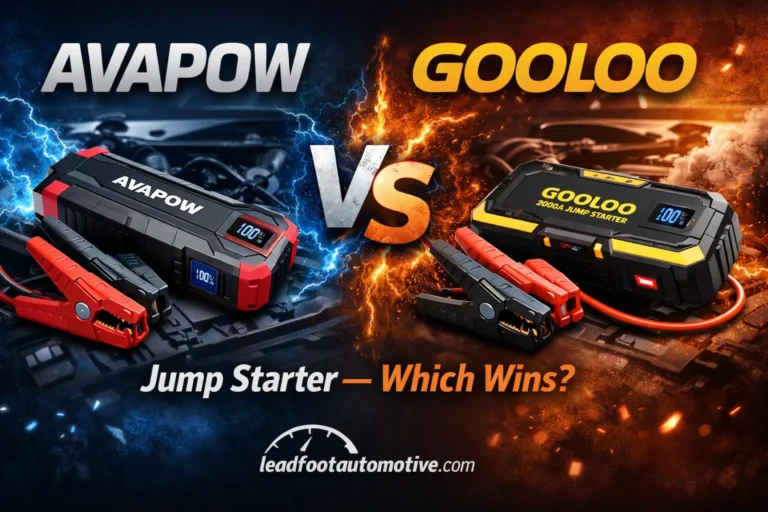 AVAPOW vs GOOLOO Jump Starter — Which Wins