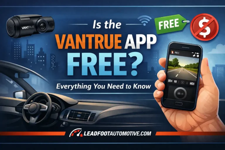 Is the Vantrue App Free? Everything You Need to Know