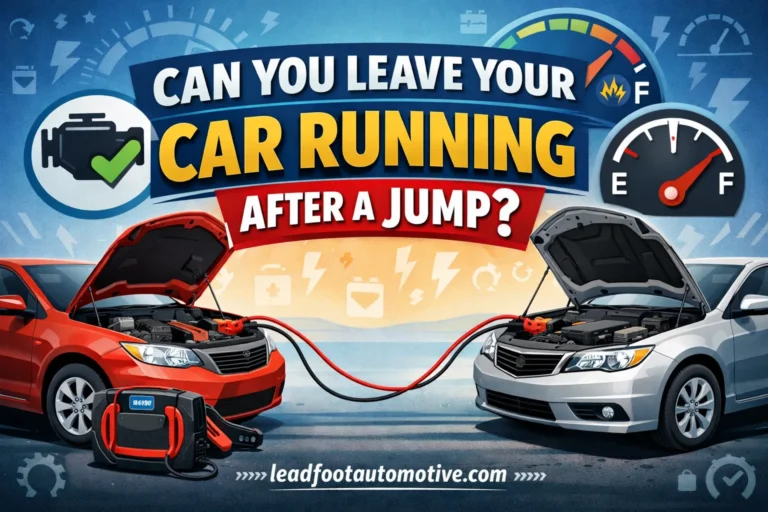 Can You Leave Your Car Running After a Jump
