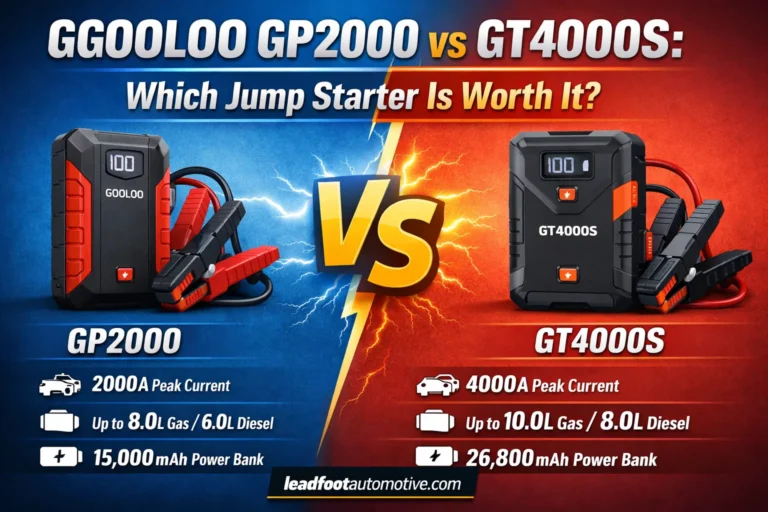 GGOOLOO GP2000 vs GT4000S Which Jump Starter Is Worth It