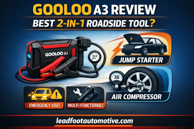 GOOLOO A3 Review — Best 2-in-1 Roadside Tool