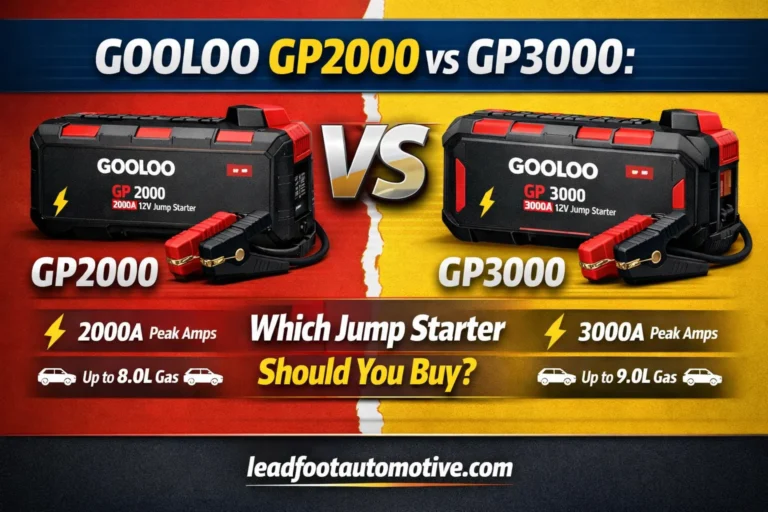 GOOLOO GP2000 vs GP3000 Which Jump Starter Should You Buy