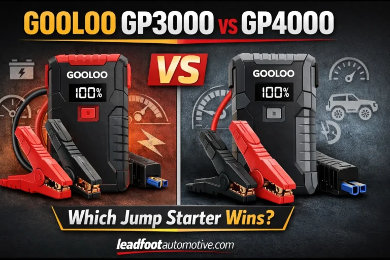 GOOLOO GP3000 vs GP4000 Which Jump Starter Wins