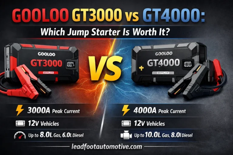 GOOLOO GT3000 vs GT4000 Which Jump Starter Is Worth It