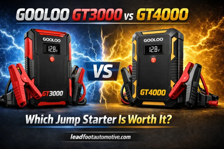 GOOLOO GT3000 vs GT4000 Which Jump Starter Is Worth It