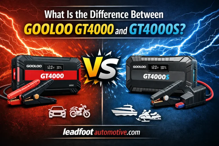 GOOLOO GT4000 vs GT4000S What's the Real Difference
