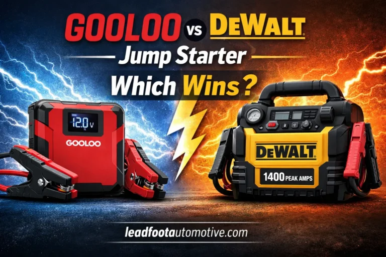 GOOLOO vs DeWalt Jump Starter Which Wins