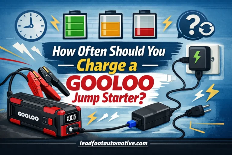 How Often Should You Charge a GOOLOO Jump Starter