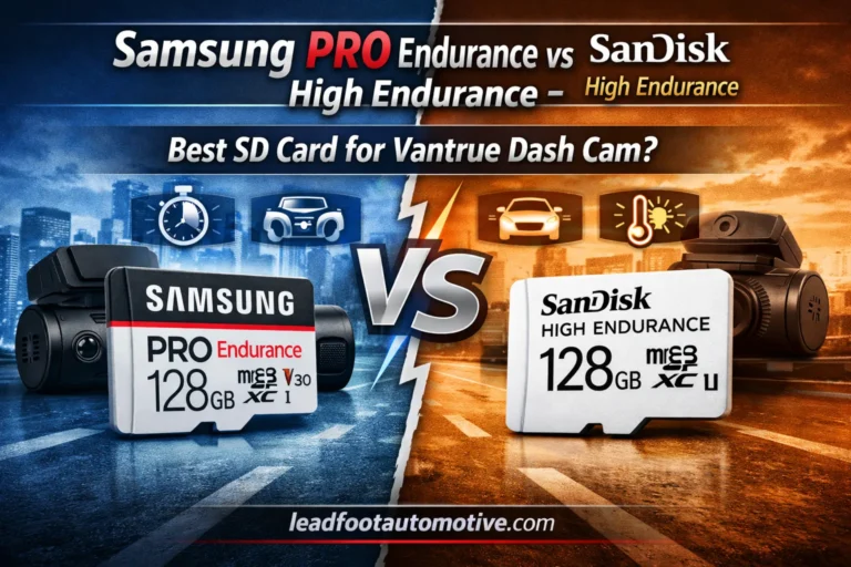 Samsung PRO Endurance vs SanDisk High Endurance — Best SD Card for Vantrue Dash Cam