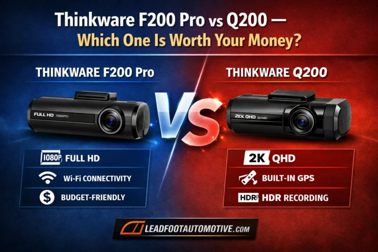 Thinkware F200 Pro vs Q200
