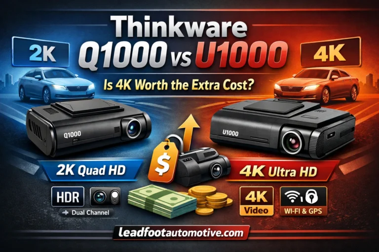 Thinkware Q1000 vs U1000