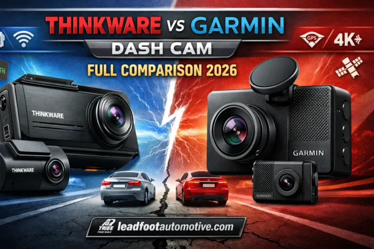 Thinkware vs Garmin Dash Cam Full Comparison 2026