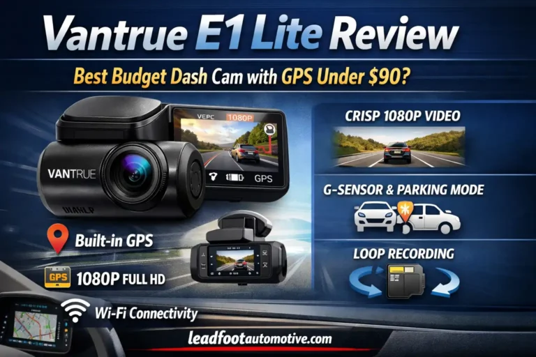 Vantrue E1 Lite Review