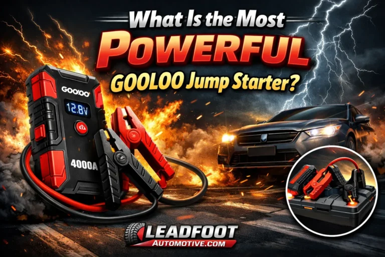What Is the Most Powerful GOOLOO Jump Starter?