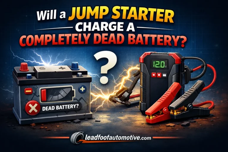 Will a Jump Starter Charge a Completely Dead Battery