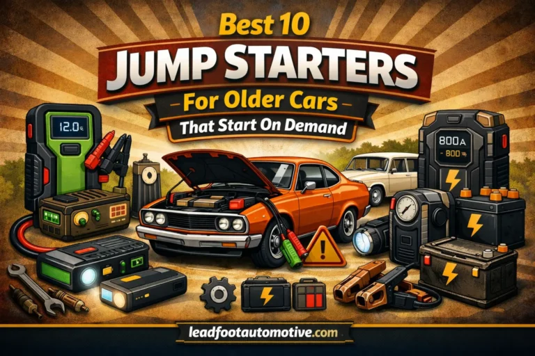 Best 10 Jump Starters For Older Cars That Start On Demand