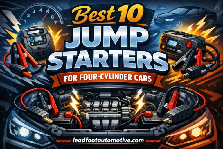 Best 10 Jump Starters for Four-Cylinder Cars