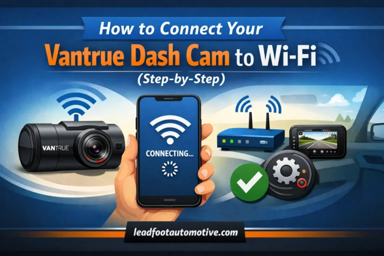 How to Connect Your Vantrue Dash Cam to Wi-Fi (Step-by-Step)