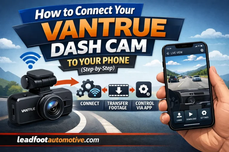 How to Connect Your Vantrue Dash Cam to Your Phone (Step-by-Step)