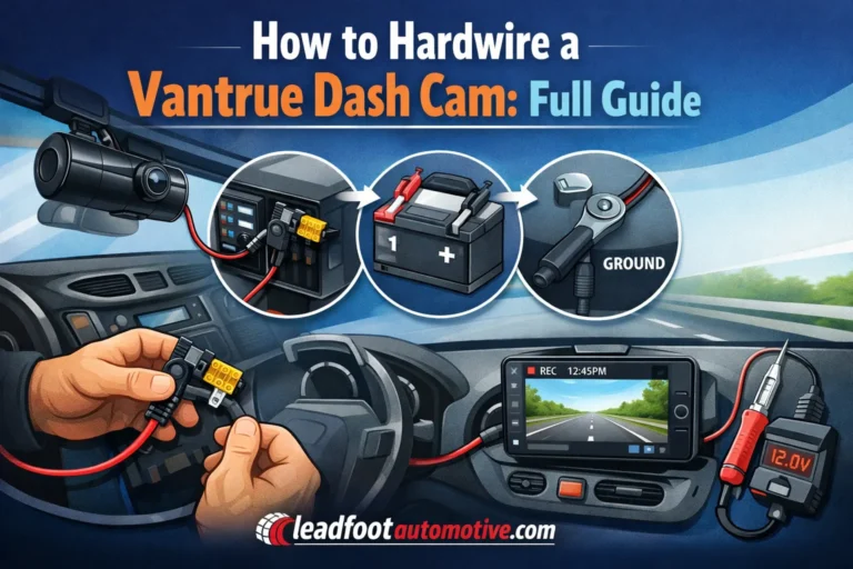 How to Hardwire a Vantrue Dash Cam Full Guide