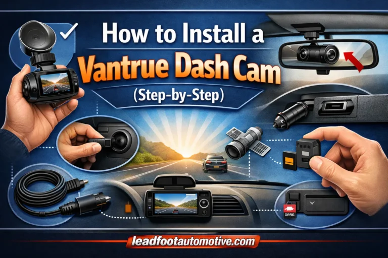 How to Install a Vantrue Dash Cam (Step-by-Step)