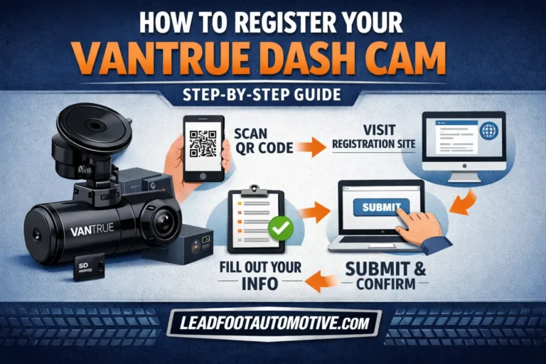 How to Register Your Vantrue Dash Cam (Step-by-Step Guide)