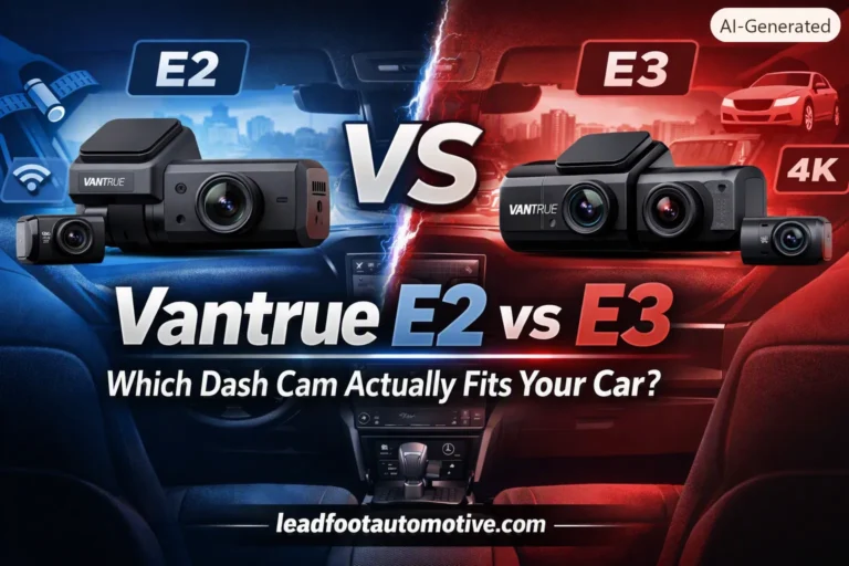 Vantrue E2 vs E3