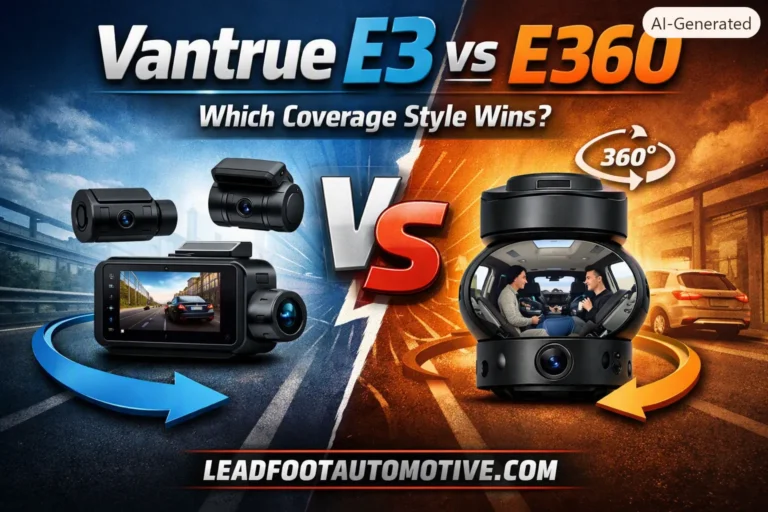 Vantrue E3 vs E360