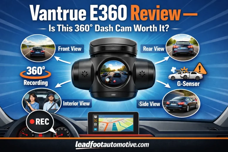 Vantrue E360 Review — Is This 360° Dash Cam Worth It