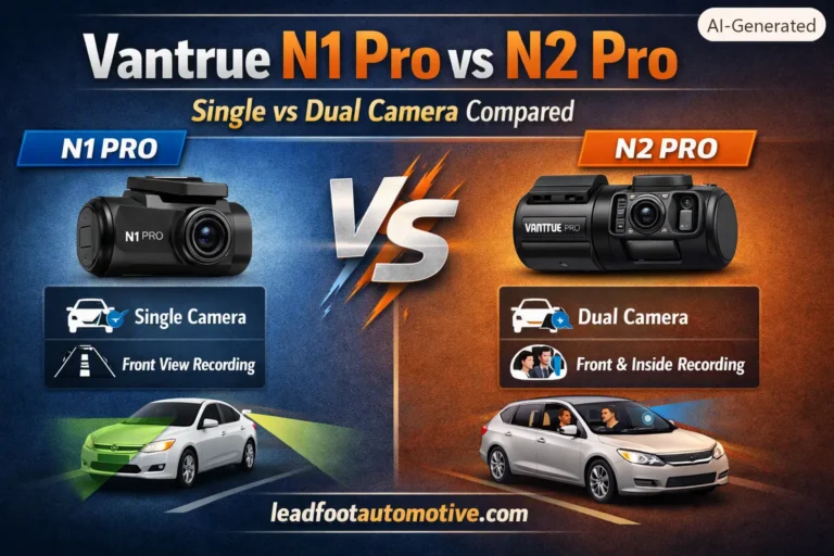 Vantrue N1 Pro vs N2 Pro
