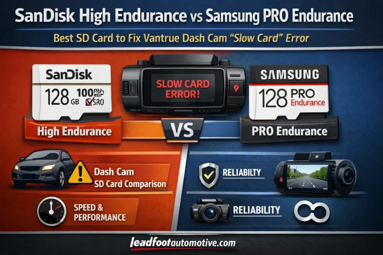 Vantrue N4 vs Vantrue E1 — Which Dash Cam Is Right for Your Drive