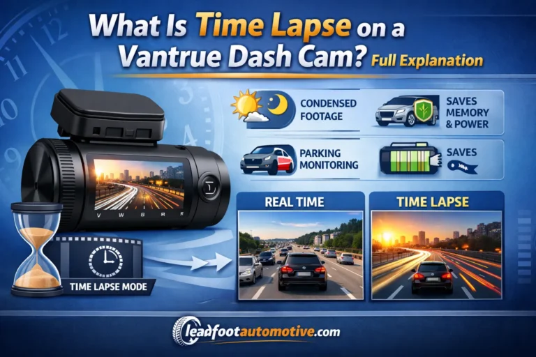 What Is Time Lapse on a Vantrue Dash Cam Full Explanation