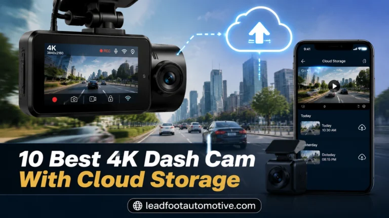 10 Best 4K Dash Cam With Cloud Storage