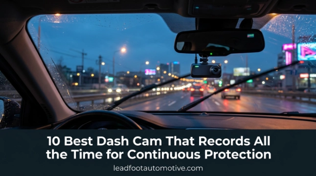 10 Best Dash Cam That Records All the Time for Continuous Protection