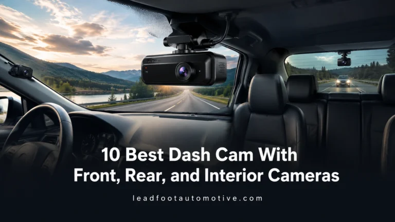 10 Best Dash Cam With Front, Rear, and Interior Cameras