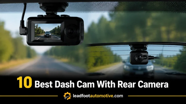 10 Best Dash Cam With Rear Camera