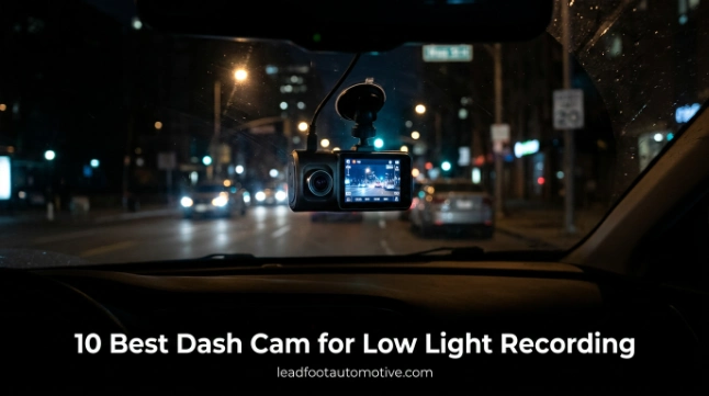 10 Best Dash Cam for Low Light Recording