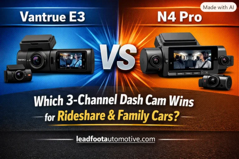 Vantrue E3 vs N4 Pro