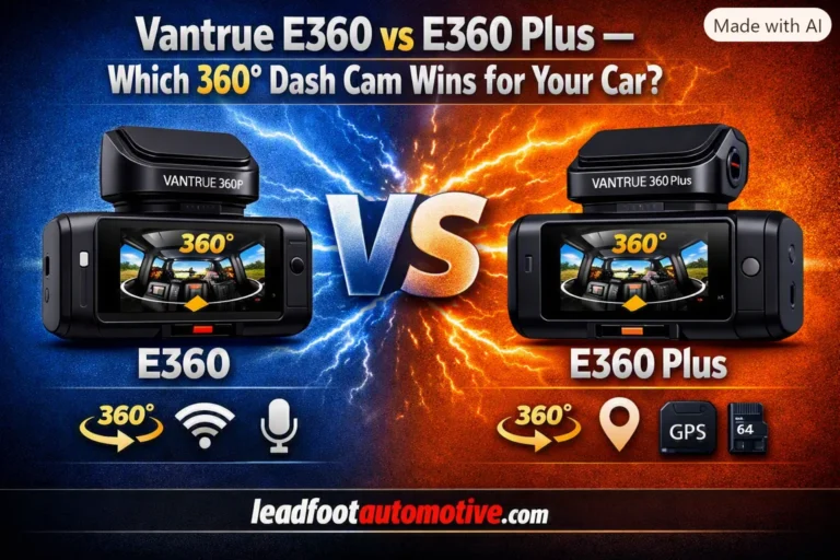 Vantrue E360 vs E360 Plus