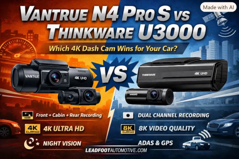 Vantrue N4 Pro S vs Thinkware U3000